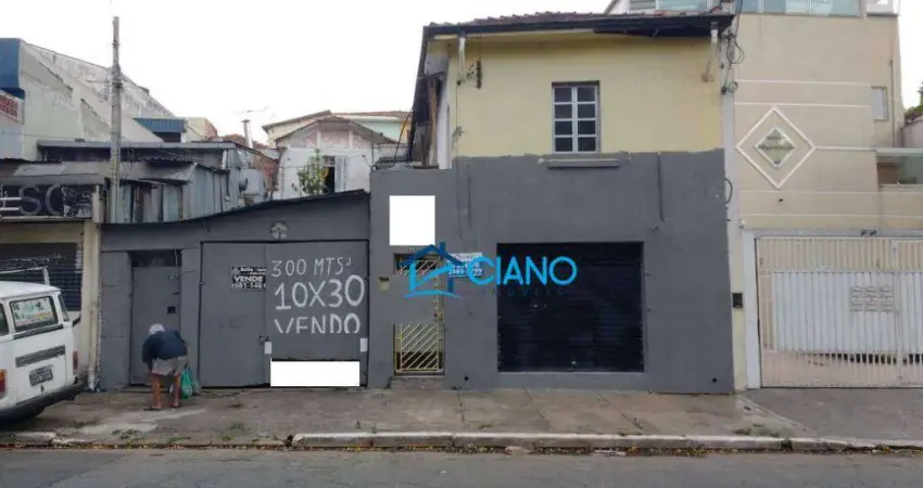Terreno à venda, 300 m² por R$ 1.110.000,00 - Mooca - São Paulo/SP