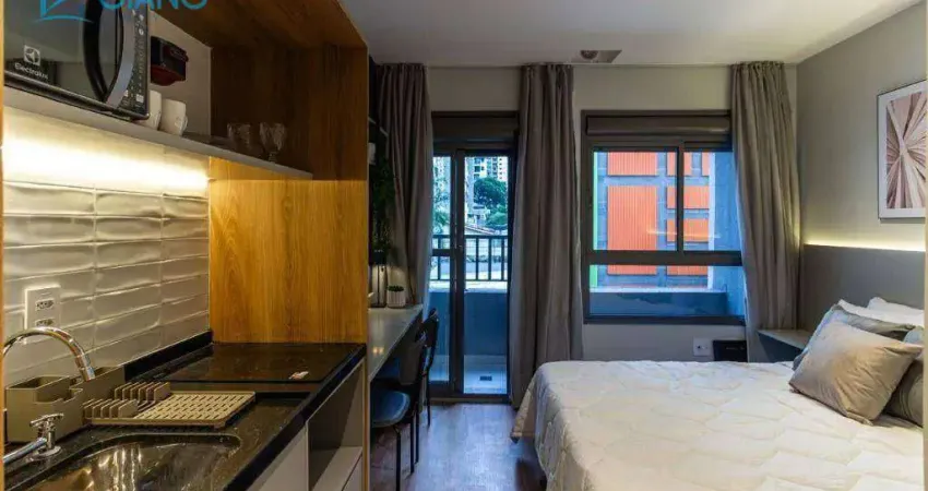 Studio com 1 dormitório à venda, 21 m² por r$ 500.000,00 - vila pompeia - são paulo/sp