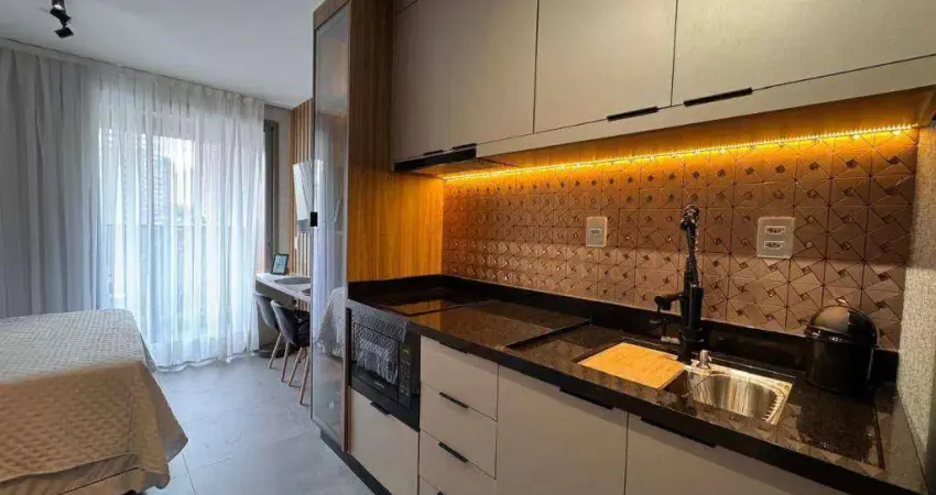 Studio com 1 dormitório para alugar, 25 m² por r$ 3.436,00/mês - vila regente feijó - são paulo/sp