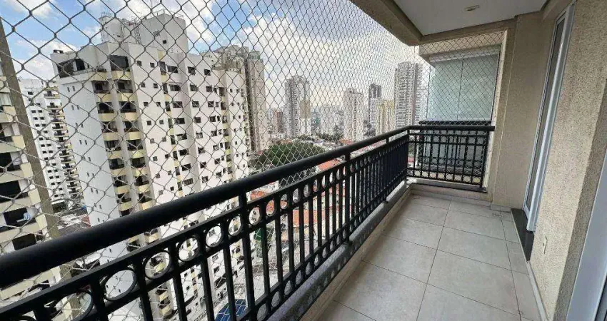 Apartamento com 1 dormitório, 40 m² - venda por R$ 519.000,00 ou aluguel por R$ 3.481,00/mês - Tatuapé - São Paulo/SP