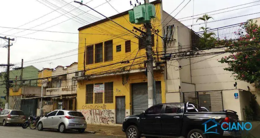Galpão, 950 m² - venda por R$ 4.500.000,00 ou aluguel por R$ 41.620,00/mês - Mooca - São Paulo/SP