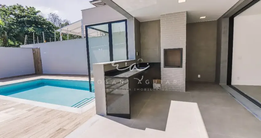 Casa com 4 suítes em condomínio de alto padrão na barra da tijuca