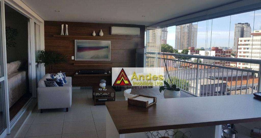 Varanda Gourmet fino acabamento 3 amplas suítes 2 vagas Lazer total  à venda, 120 m² por R$ 1.750.000 - Santa Teresinha - São Paulo/SP