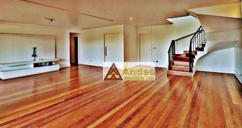 Cobertura esplendorosa ac permuta 3 suítes 4 vagas 456 m² - venda por r$ 7.300.000 ou aluguel por r$ 29.000/mês - santana - são paulo/sp