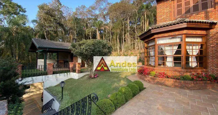 Sobrado, 568 m² - venda por r$ 3.800.000,00 ou aluguel por r$ 14.910,00/mês - roseira - mairiporã/sp