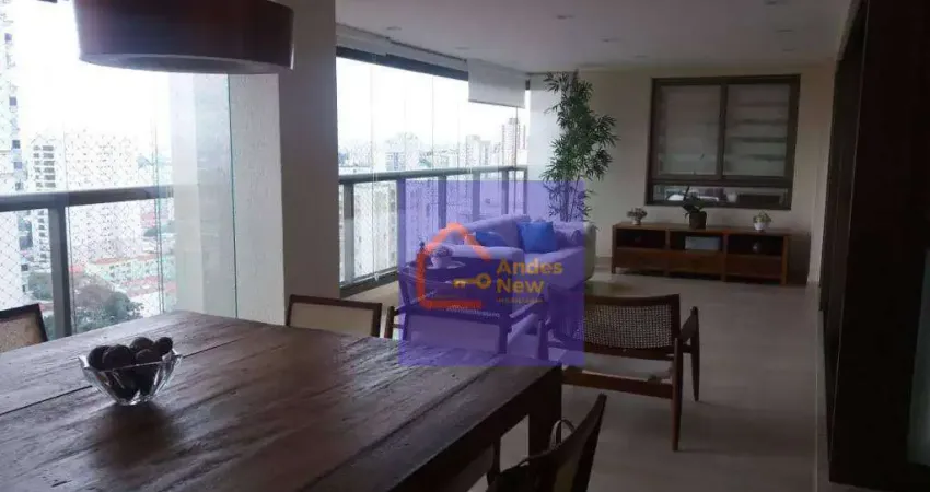 Apartamento com 4 suites e quatro vagas de garagem, 250 m² - venda por r$ 3.500.000 ou aluguel por r$ 23.700/mês - santana - são paulo/sp