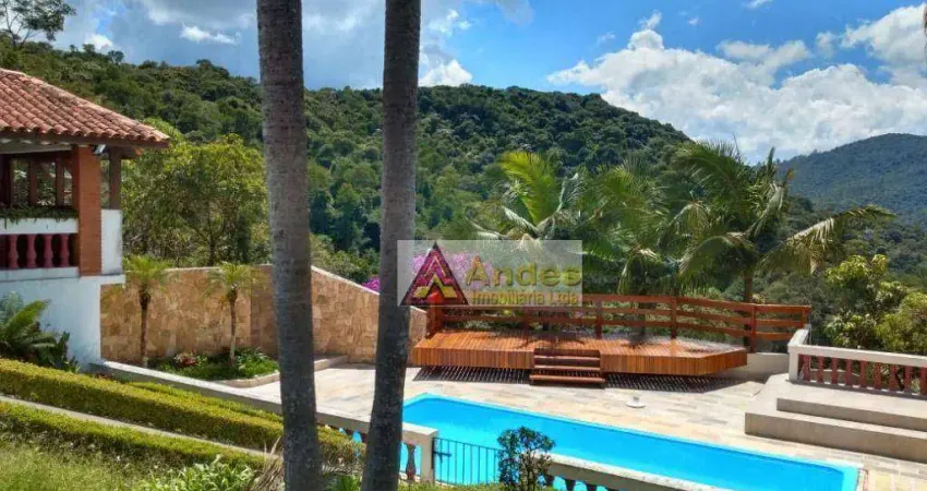 Condomínio cerros verdes belíssima casa de campo reformada 3 dorms 8 vgs à venda, 750 m² por r$ 1.900.000 - serra da cantareira - mairiporã/sp