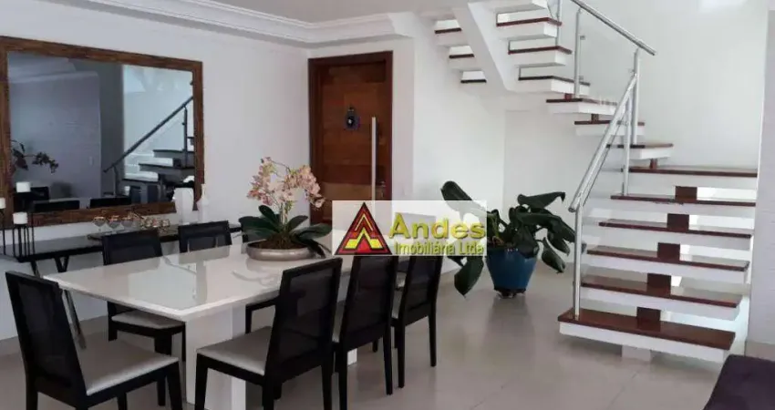 Lindo sobrado com 4 dormitórios à venda, 400 m² por r$ 1.800.000 - jardim floresta - são paulo/sp