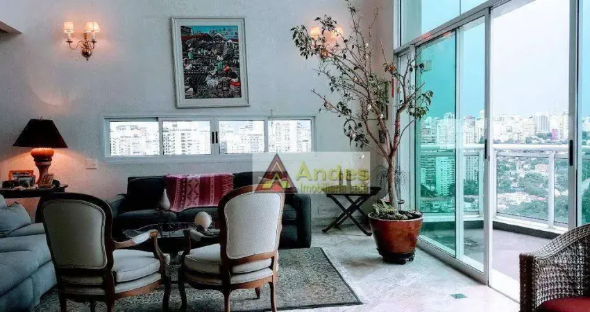 Cobertura com 4 suítes 4 vagas à venda, 447 m² por r$ 8.000.000 - perdizes - são paulo/sp