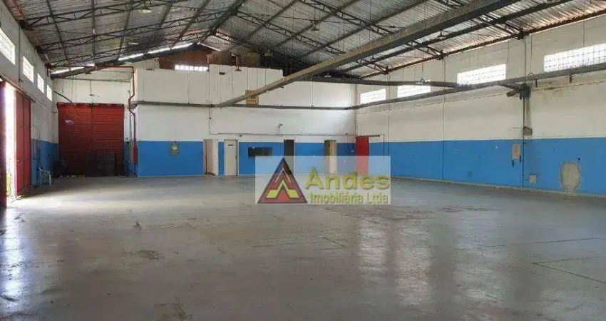 Galpão para alugar, 800 m² por r$ 26.340,00/mês - bonfim - osasco/sp