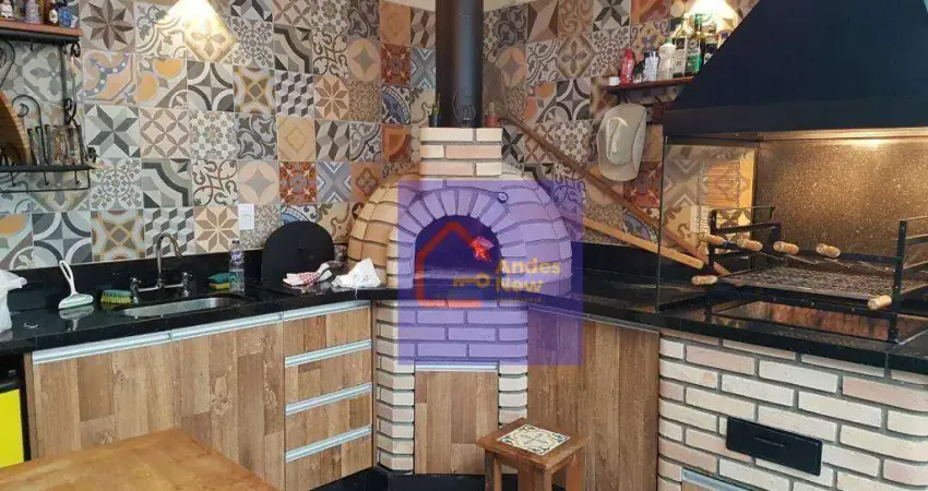 Espaçoso sobrado 3 suítes, cozinha estilo americano, espaço gourmet e 5 vagas 250 m2 próximo ao shopping