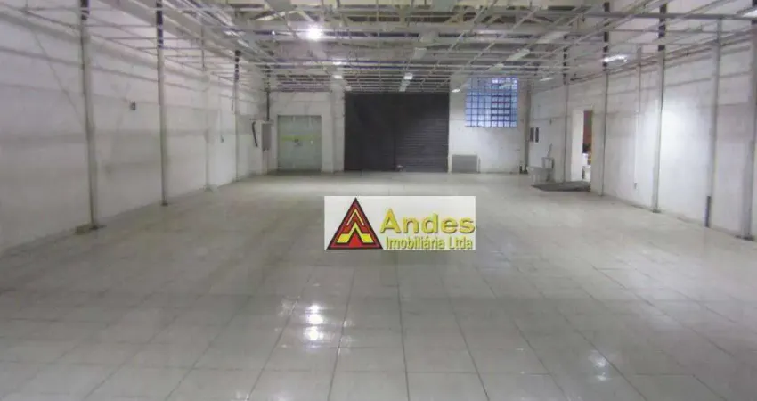 Galpão para alugar, 240 m² por r$ 8.382,43/mês - luz - são paulo/sp