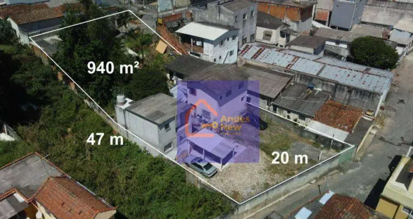 Terreno à venda, 940 m² por r$ 2.930.000,00 - vila mazzei - são paulo/sp