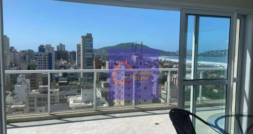 Esplendida cobertura triplex no guarujá. 3 suítes, living para 3 ambientes toda mobiliada e decorada! veja as fotos! aceita permuta.