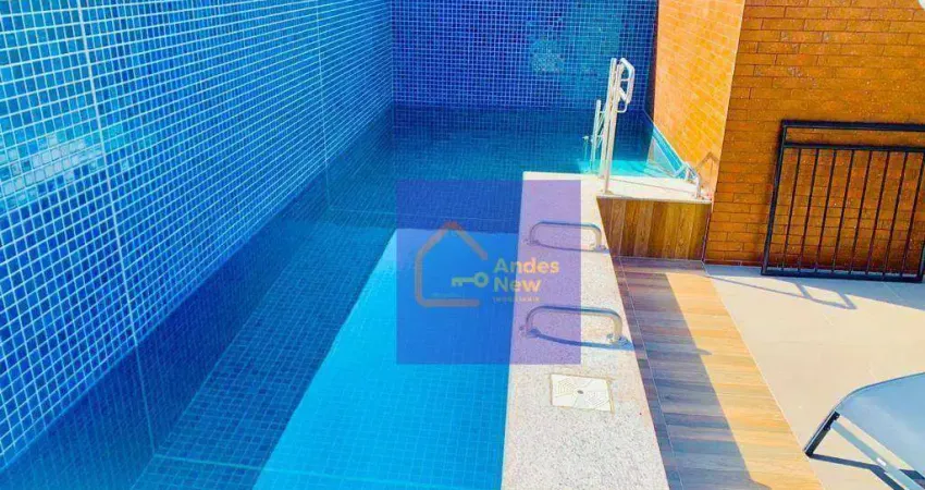 Apartamento novíssimo com 2 dormitórios lazer completo com ou sem vaga à venda, 44 m² por r$ 250.000 - tremembé - são paulo/sp