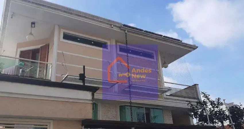 Sobrado novo fino acabamento 3 amplas suítes quintal churrasqueira 5 vagas à venda, 225 m² por r$ 1.300.000 - santana - são paulo/sp