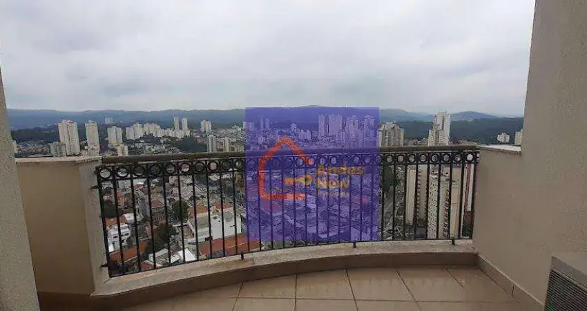 Apartamento ultimo andar vista panorâmica p/ serra 3 suítes closet à venda, 124 m² por r$ 1.150.000 - mandaqui - são paulo/sp