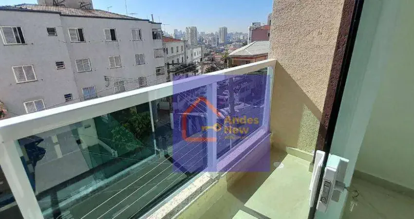 Apartamento novo com terraço 2 amplos dormitórios à venda, 62 m² por r$ 395.000 - santana - são paulo/sp