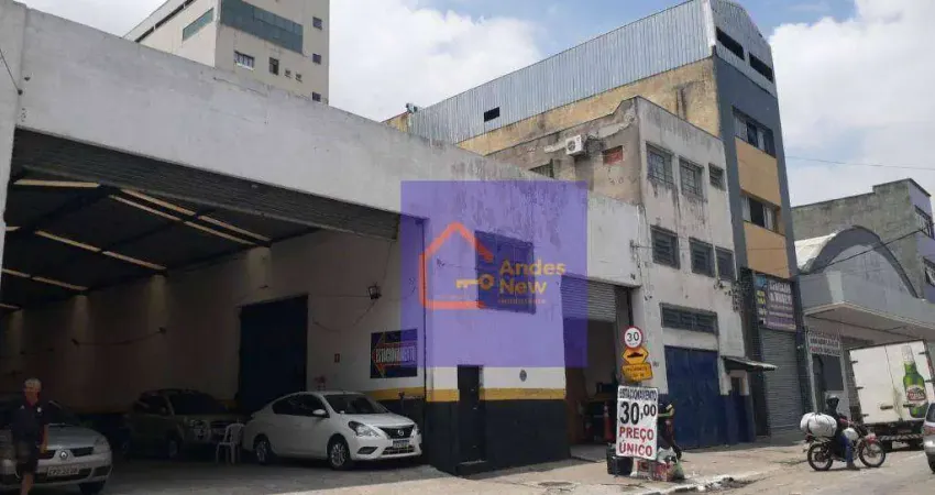 Galpão à venda, 519 m² a/terr. 806 m² a/construída rua movimentada por r$ 12.000.000,00- brás - são paulo/sp