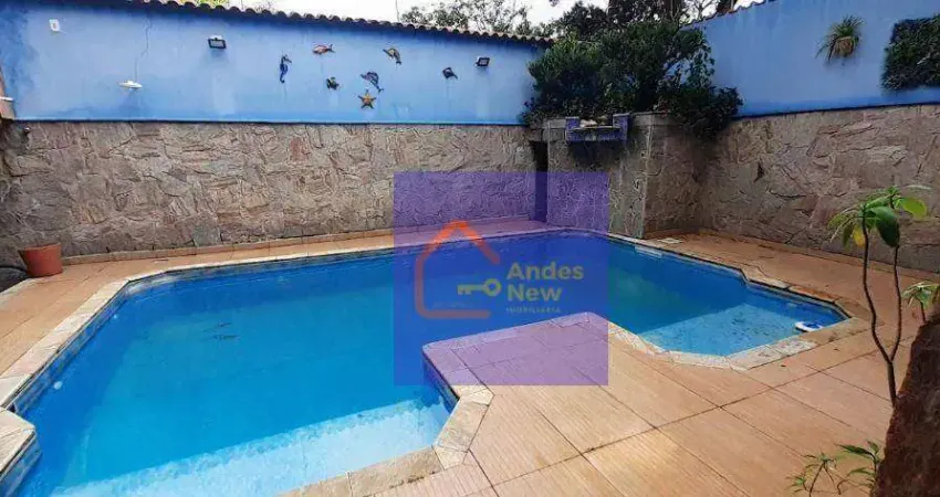 Amplo sobrado 2 dormitórios 1 suíte 3 vagas piscina espaço gourmet sótão energisolar à venda, 300 m² por r$ 1.500.000 - pedra branca - são paulo/sp