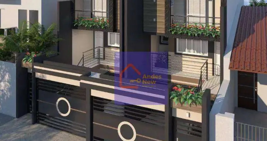 Novo sobrado 3 suítes 4 vagas espaço gourmet 203,39m² a/const. à venda por r$ 1.380.000 - santa teresinha - são paulo/sp