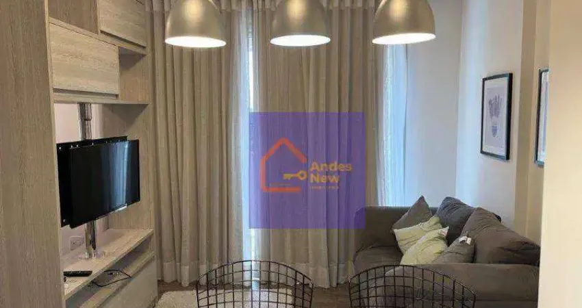 Apartamento com 1 dormitório para alugar, 33 m² por r$ 5.003,33/mês - santo amaro - são paulo/sp