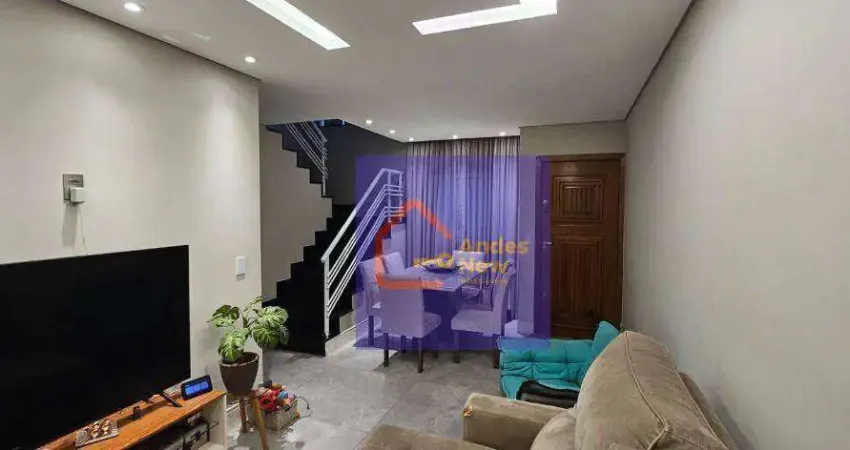 Condomínio fechado sobrado reformado moderno 3 dorms 1 suíte 2 vgs quintal c/ churrasqueira à venda, 165 m² por r$ 700.000 - imirim /sp