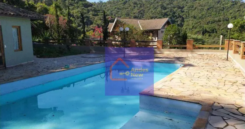 Condominio alpes da cantareira moderna casa 3 amplas suítes piscina com hidro 7 vagas  à venda, 380 m² por r$ 2.300.000 - caraguatá - mairiporã/sp