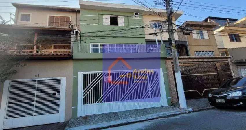 Sobrado com 3 dormitórios à venda, 230 m² por r$ 780.000,00 - lauzane paulista - são paulo/sp