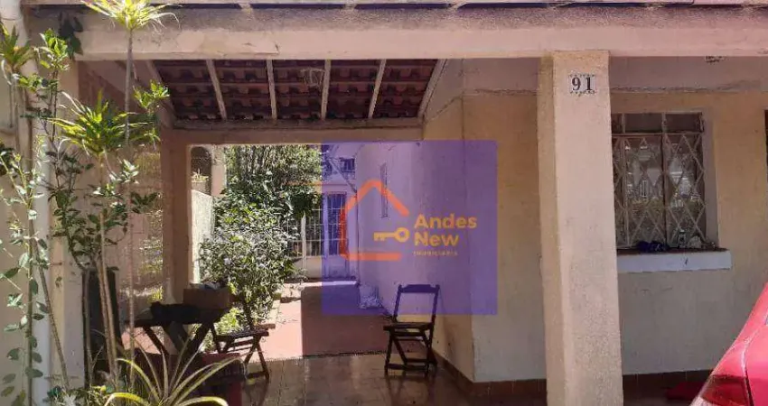 Casa térrea c/ terreno de 10m² de frente 25m² fundos  4 dorms 5 vgs edícula p/ modernizar  à venda, 250 m² por r$ 1.100.000 - santa teresinha - sp