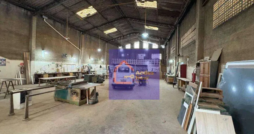 Galpão para alugar, 800 m² por r$ 27.700,00/mês - vila amália - são paulo/sp