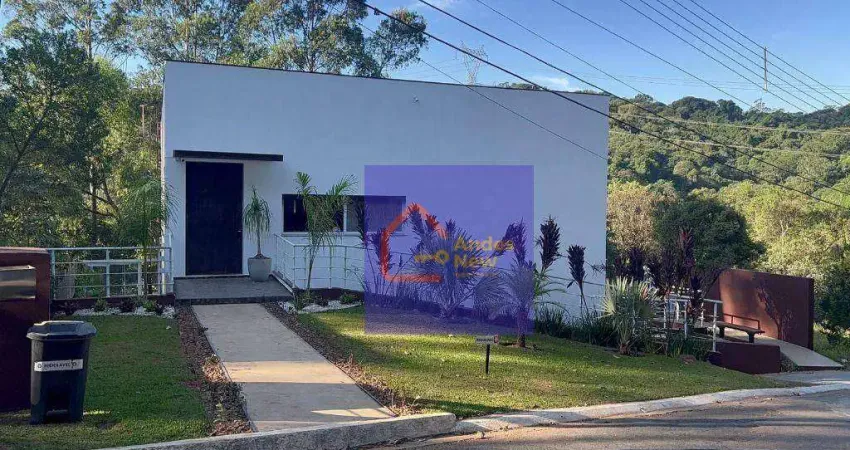 Sobrado novo moderno iluminação natural 1.150m² a/t à venda, 571 m² por r$ 3.500.000 - residencial suíça da cantareira - mairiporã/sp