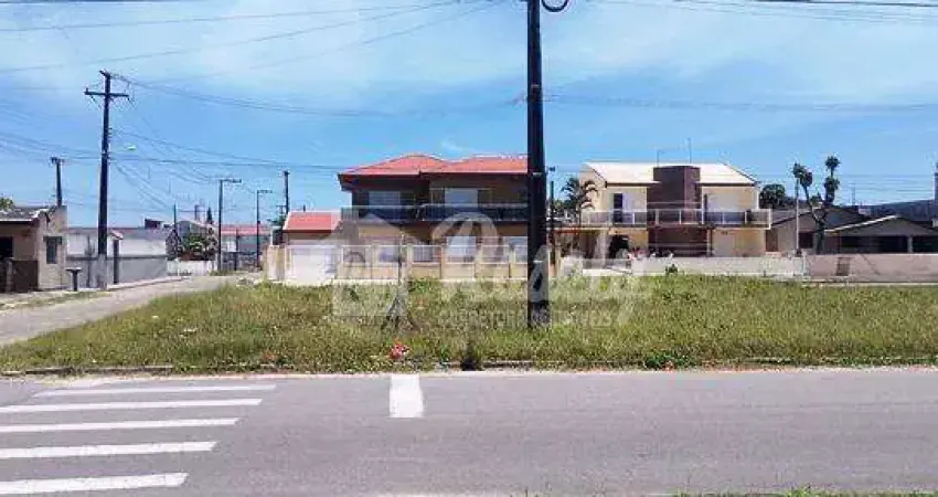 Terreno beira mar, de esquina situado no balneário leblon, medindo 487,04 m