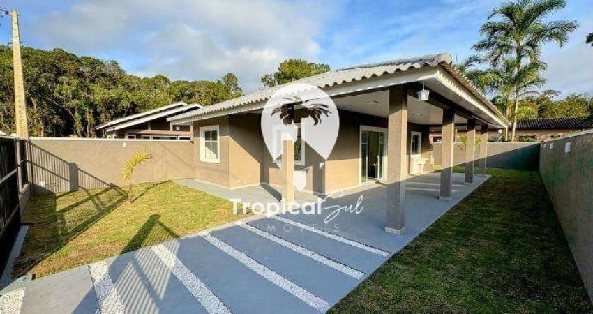 Casa com 03 dormitórios à venda, Guaraguacú, PONTAL DO PARANA - PR