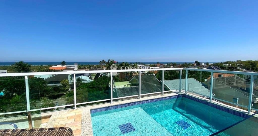 Cobertura com piscina vista mar no Atami Norte