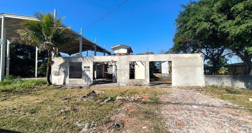 Casas em frente a rodovia em Pontal do Paraná