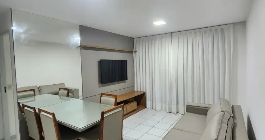 Apartamento mobiliado em ponta negra dois quartos vista mar