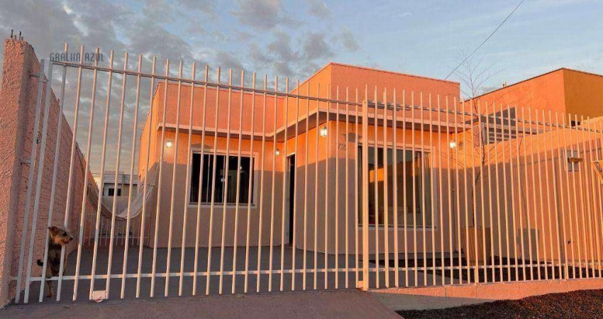 Casa com 2 dormitórios à venda, 55 m² por R$ 330.000 - Vila Romana- Guarapuava/PR