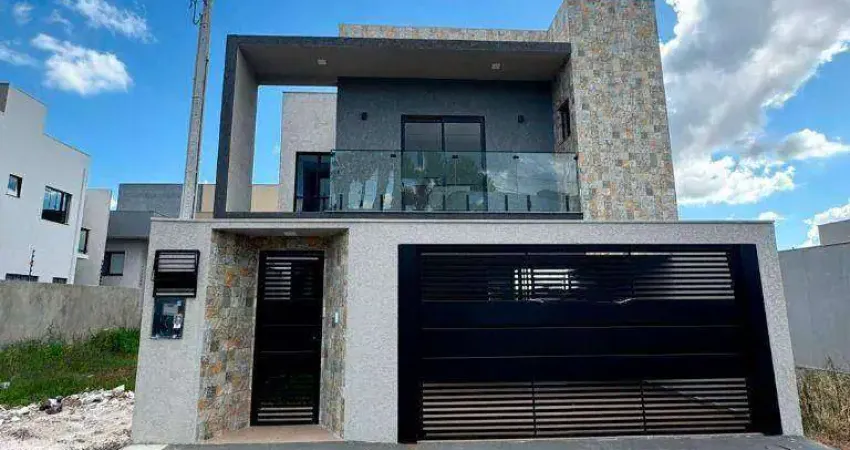 Sobrado com 4 dormitórios sendo 1 suíte à venda, 150 m² por r$ 850.000 - boqueirão - guarapuava/pr