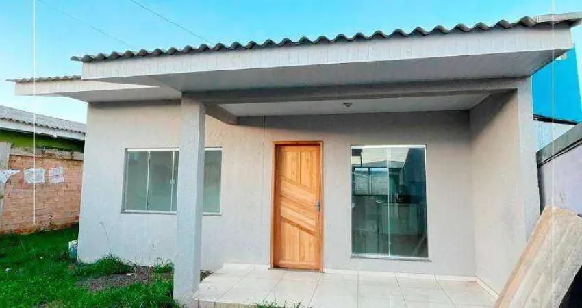 Casa com 2 dormitórios para alugar, 55 m² - industrial - guarapuava/pr
