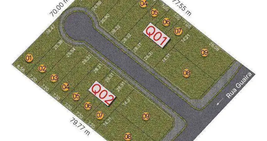 Terreno à venda, 186 m² por r$ 170.000 - alto da xv - guarapuava/pr