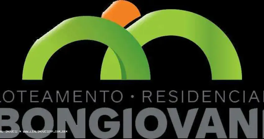 Terreno para venda em presidente prudente, residencial bongiovani