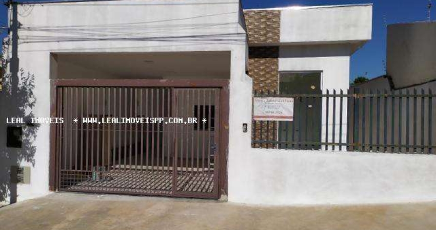 Casa para Venda em Presidente Prudente, MARÉ MANSA, 3 dormitórios, 1 suíte, 1 banheiro, 2 vagas