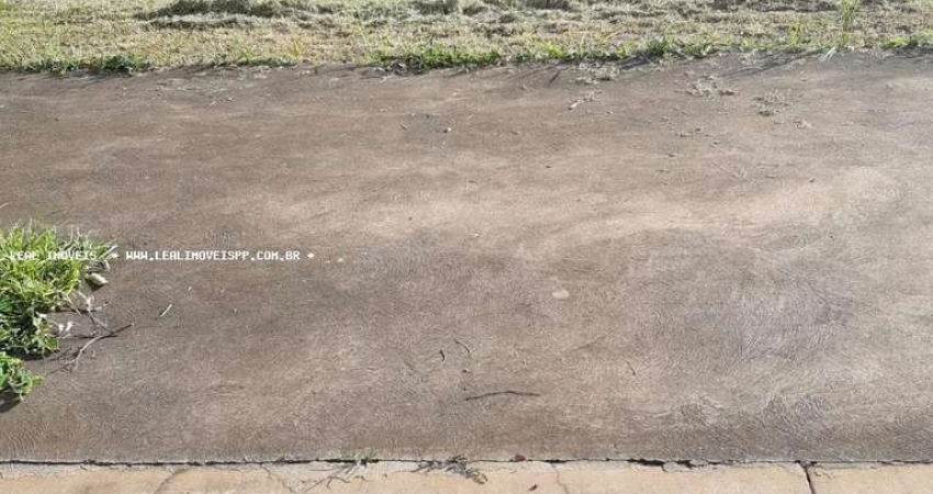 Terreno em Condomínio para Venda em Presidente Prudente, CONDOMÍNIO RESIDENCIAL PORTO SEGURO