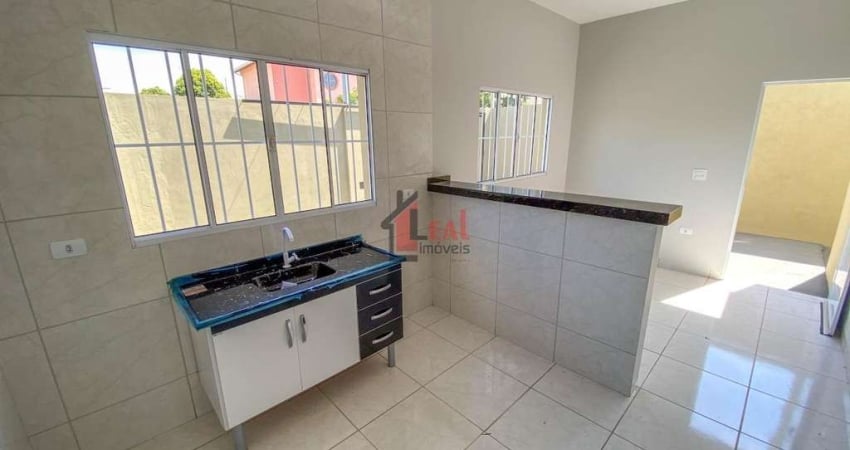 Casa para Locação em Presidente Prudente, ROTTA DO SOL, 2 dormitórios, 1 banheiro, 1 vaga