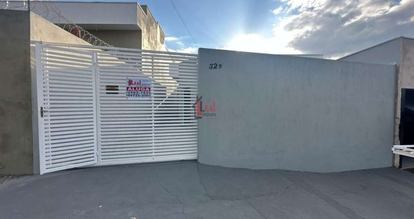 Casa para Locação em Presidente Prudente, ROTTA DO SOL, 2 dormitórios, 1 banheiro, 1 vaga