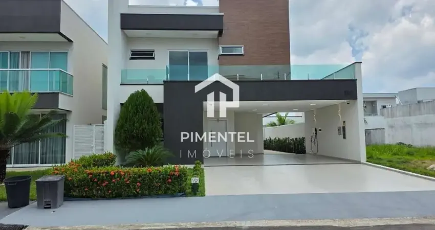 Residencial passaredo - ponta negra com 04 quartos (02 suítes com closet) | 275 m² | mobiliado | living integrado à cozinha e jantar | área gourmet e sistema de energia solar