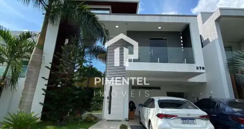 Condomínio residencial passaredo na área da ponta negra com living com pé-direito duplo integrado à 3 ambientes | mobiliada| | espaço gourmet e sistema de energia solar