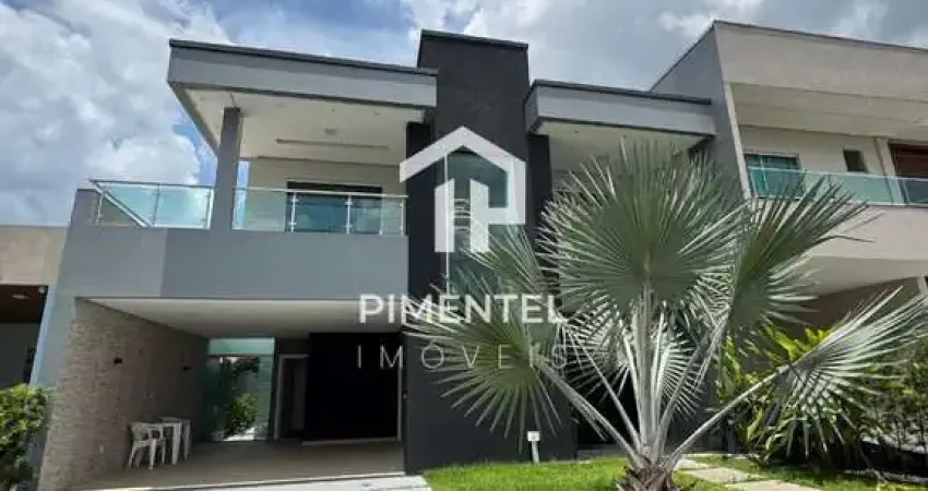 Casa na região da ponta negra com 03 suítes com varanda (sendo a master com closet) | mobiliada e reformada | revestida em porcelanato | living em múltiplos ambientes integrado ao jardim de inverno