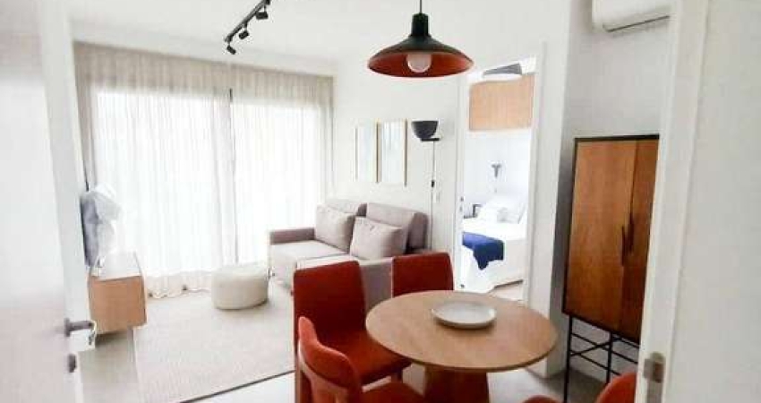 Apartamento com 1 dormitório para alugar, 48 m² por R$ 6.457/mês - Pinheiros - São Paulo/SP